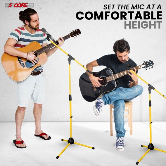 5Core Tripod Mic Stand Adjustable Holder Floor Microphone Boom Arm - Picture 3 of 11